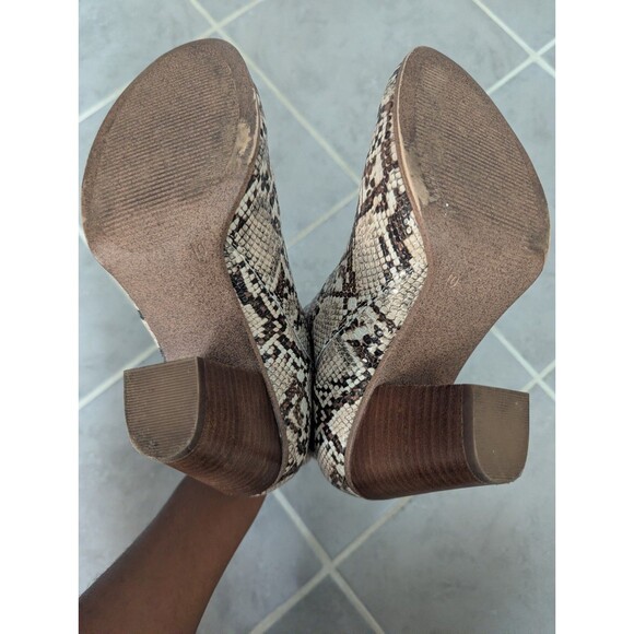 Michael Shannon Snake print Ginnie Ankle boots Size 10 - Picture 7 of 12